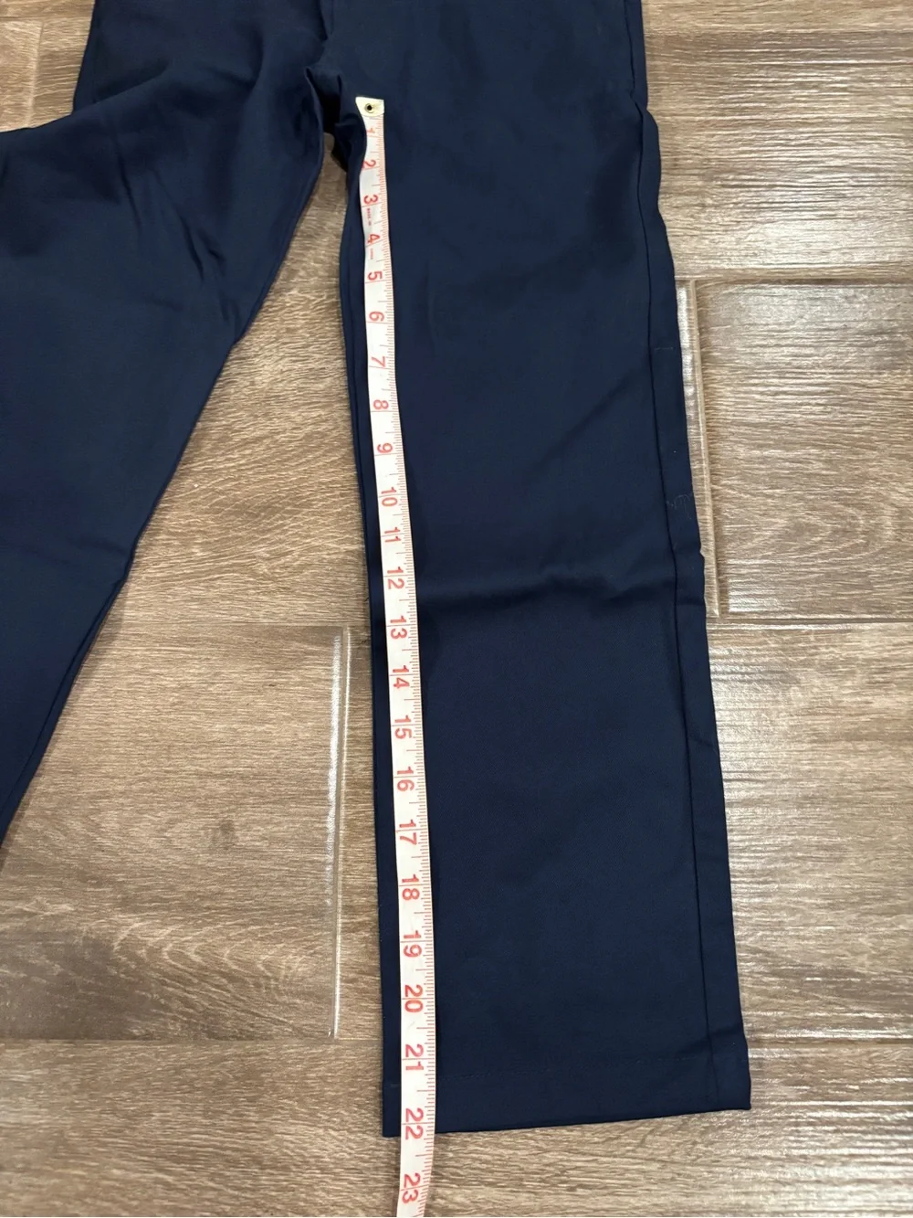 Old Navy Girls Sz 8 Navy Straight-Leg Pants Cotton Stretch Chino School Uniform